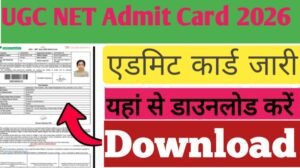 UGC NET Admit Card 2026